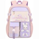 Rucsac din Material Oxford cu Jucarie de Plus