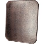 Covoras semineu metalic 40x47.5 cm protejeaza pardoseala de scantei si resturi. Disponibil la Mercaton