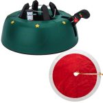 Set suport brad craciun cu rezervor 2 l si covoras brad 90 cm rosu alb adauga stabilitate si decor festiv complet. Disponibil la Mercaton. Comanda acum