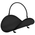 Suport lemne semineu forjat 48 cm asigura depozitare organizata si rezistenta