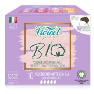Absorbante de noapte din bumbac bio