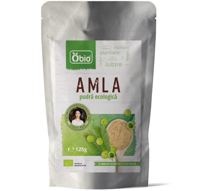 Amla pulbere eco 125g OBIO Amla pulbere eco 125g OBIO