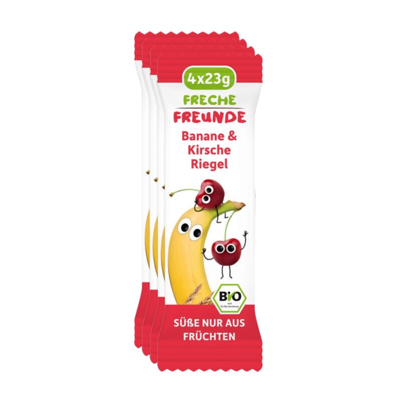 Baton de cereale cu banane si cirese Baton de cereale cu banane si cirese