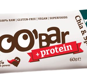 Baton proteic cu chia si spirulina raw eco 60g