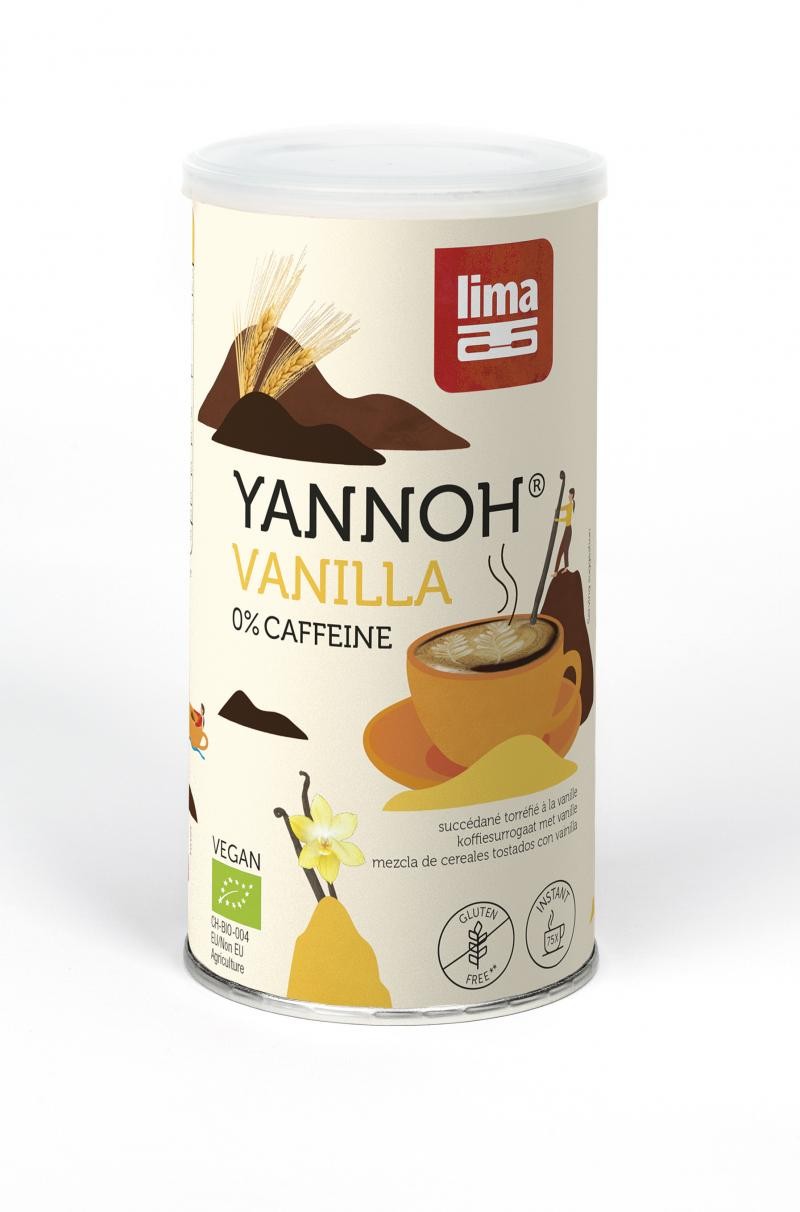 Bautura din cereale Yannoh Instant cu vanilie eco 150g Lima Bautura din cereale Yannoh Instant cu vanilie eco 150g Lima