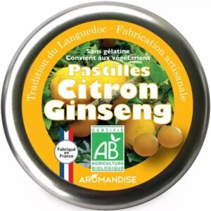 Bomboane artizanale cu lamaie si ginseng bio