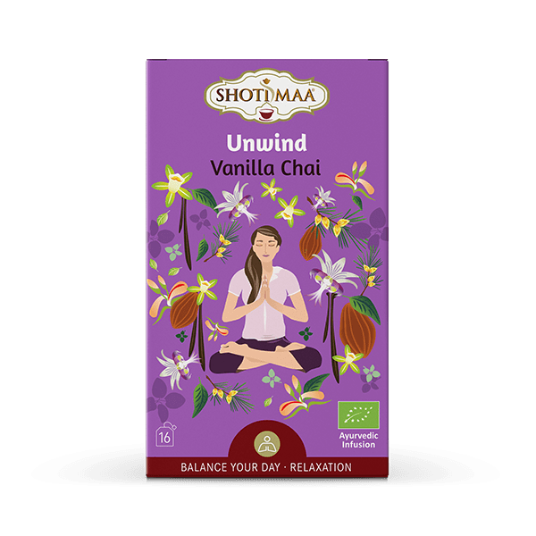 Ceai Shotimaa Balance Your Day - Unwind vanilla chai bio 16dz Ceai Shotimaa Balance Your Day - Unwind vanilla chai bio 16dz