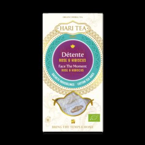 Ceai premium Hari Tea - Face the Moment - trandafiri si hibiscus bio 10dz