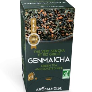Ceai verde cu orez Genmaicha bio 18 pliculete x 2g