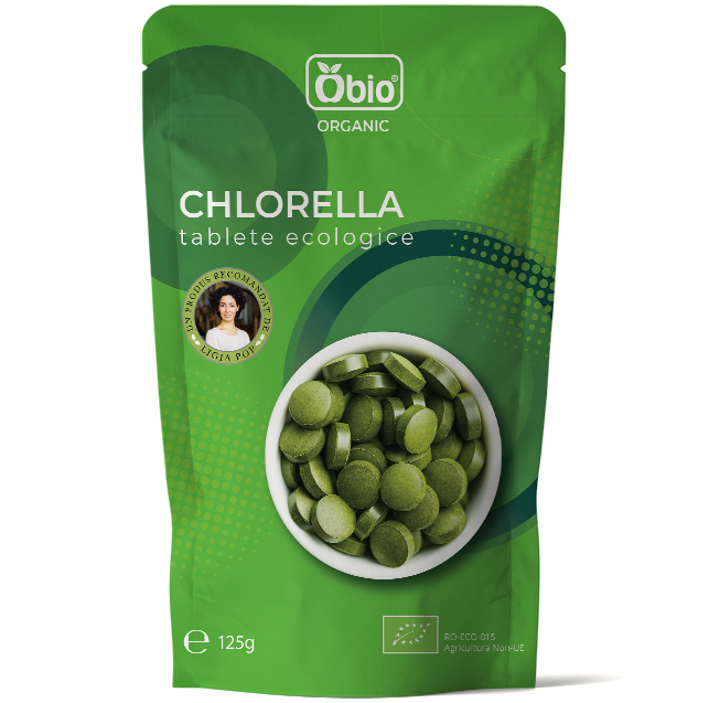 Chlorella tablete eco 125g Obio Chlorella tablete eco 125g Obio