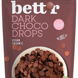 Choco drops Dark bio 200g Bettr