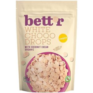 Choco drops White ciocolata alba bio 200g Bettr