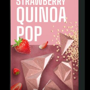 Ciocolata alba cu capsuni si quinoa