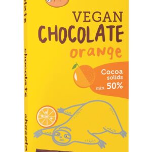 Ciocolata cu portocale bio 80g Super Fudgio