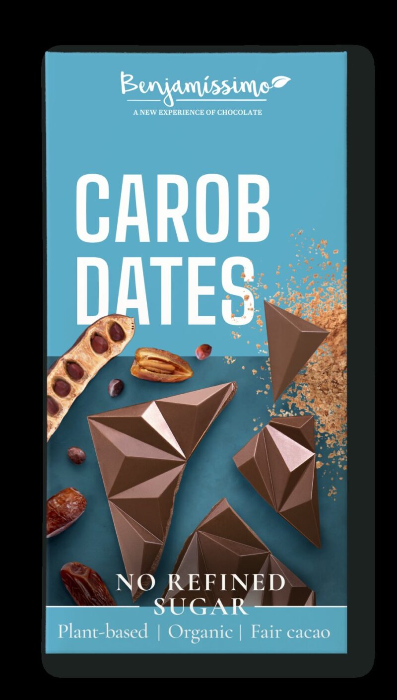 Ciocolata cu pudra de carob si curmale