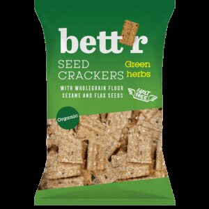 Crackers integrali cu ierburi eco 150g Bettr