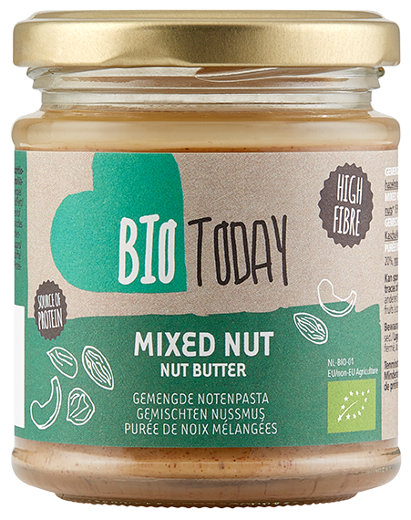 Crema din mix de nuci bio 170g Bio Today Crema din mix de nuci bio 170g Bio Today