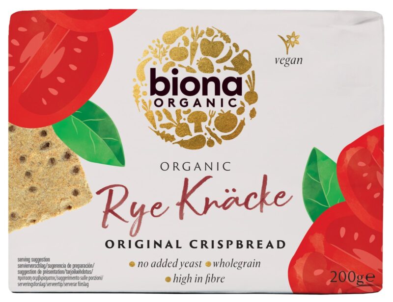 Crispbread felii crocante din secara integrala Original bio 200g Biona Crispbread felii crocante din secara integrala Original bio 200g Biona