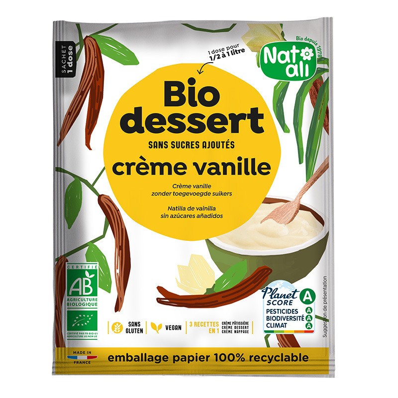 Desert crema cu vanilie Desert crema cu vanilie
