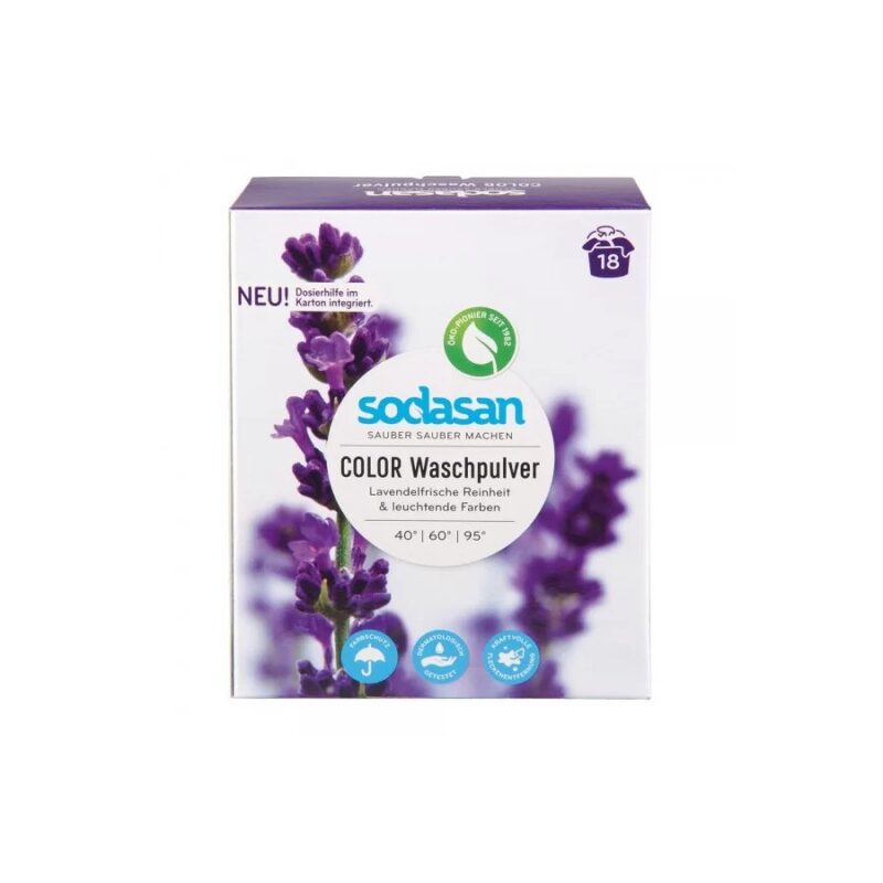 Detergent praf bio de rufe colorate cu lavanda 1