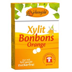Drajeuri cu xylitol si portocale