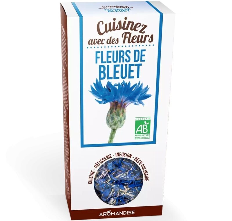 Flori de albastrele uz culinar bio