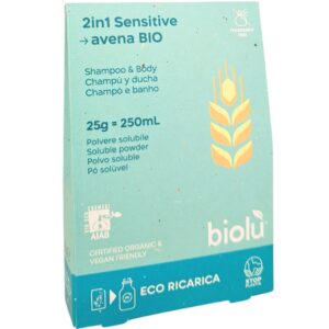 Gel de dus - sampon Sensitive bio pudra 25g