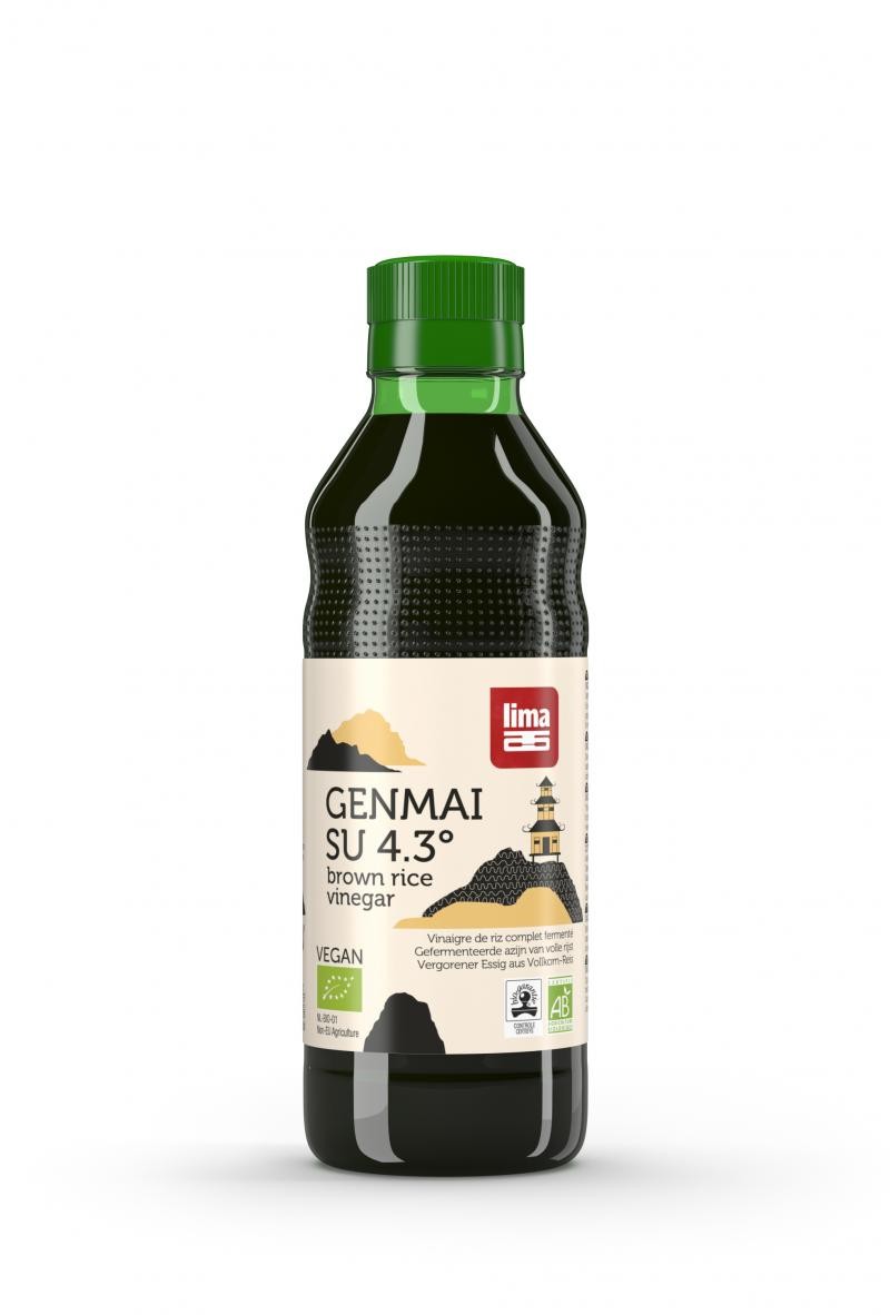 Genmai Su Otet Din Orez Brun Eco 250ml Lima Genmai Su Otet Din Orez Brun Eco 250ml Lima