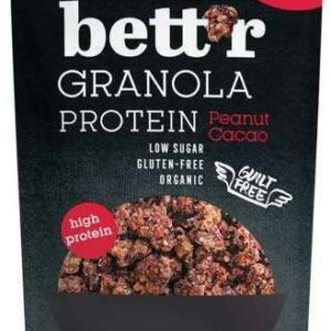 Granola proteica cu alune si cacao fara gluten bio 300g Bettr