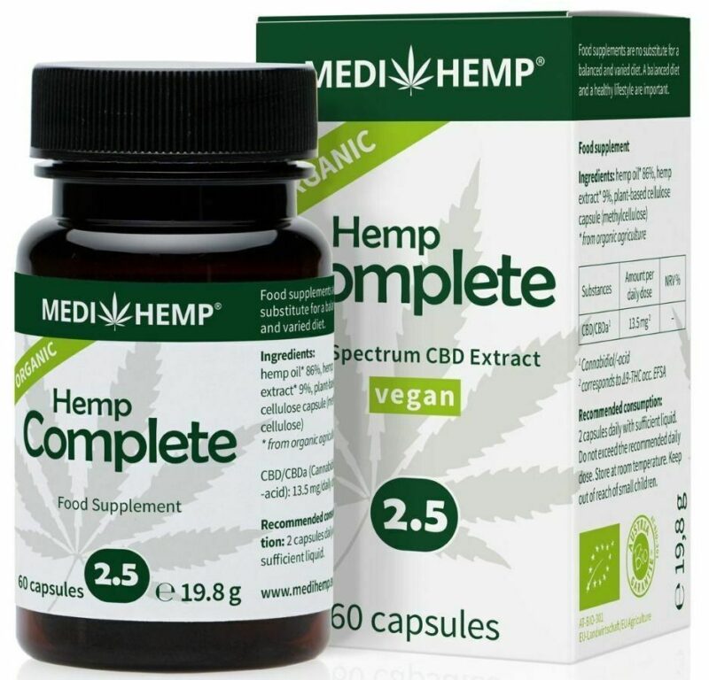 Hemp Complete Capsule cu CBD 2 Hemp Complete Capsule cu CBD 2