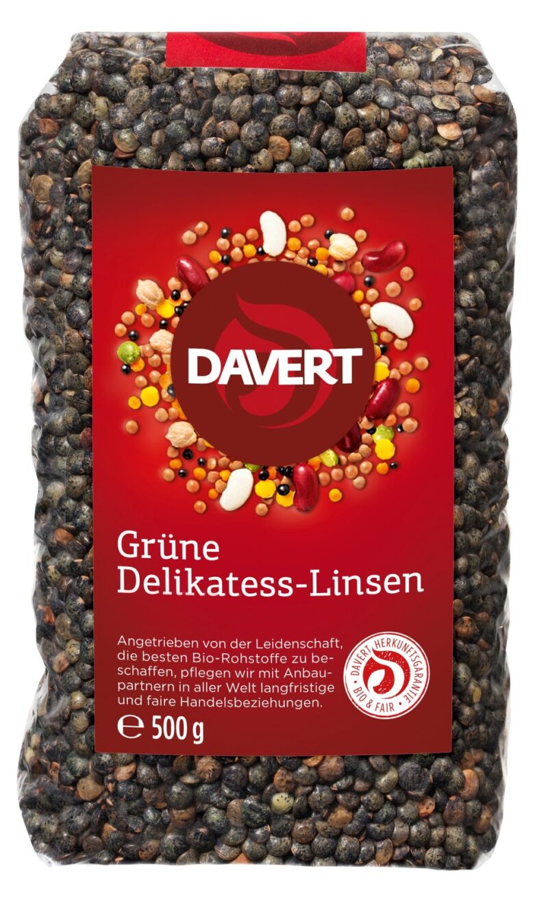Linte verde Du Puy bio 500g DAVERT
