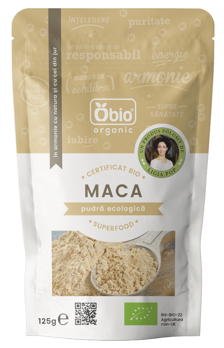 Maca pudra eco 125g OBIO Maca pudra eco 125g OBIO