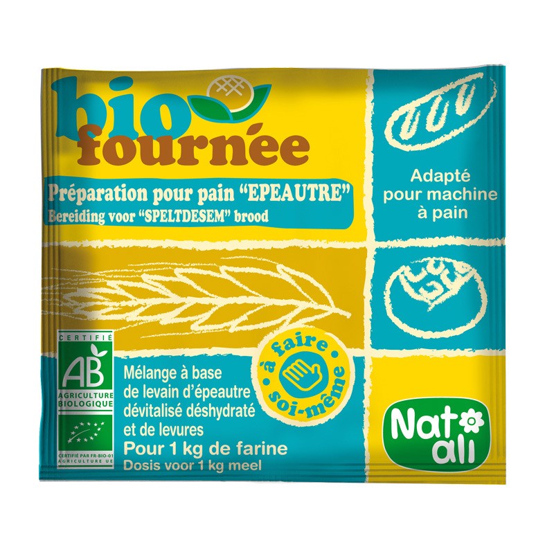 Mix din grau spelta si drojdii pentru paine Mix din grau spelta si drojdii pentru paine