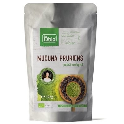 Mucuna pruriens pudra eco 125g OBIO Mucuna pruriens pudra eco 125g OBIO