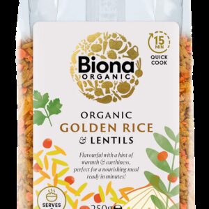 Orez auriu si linte bio 250g Biona