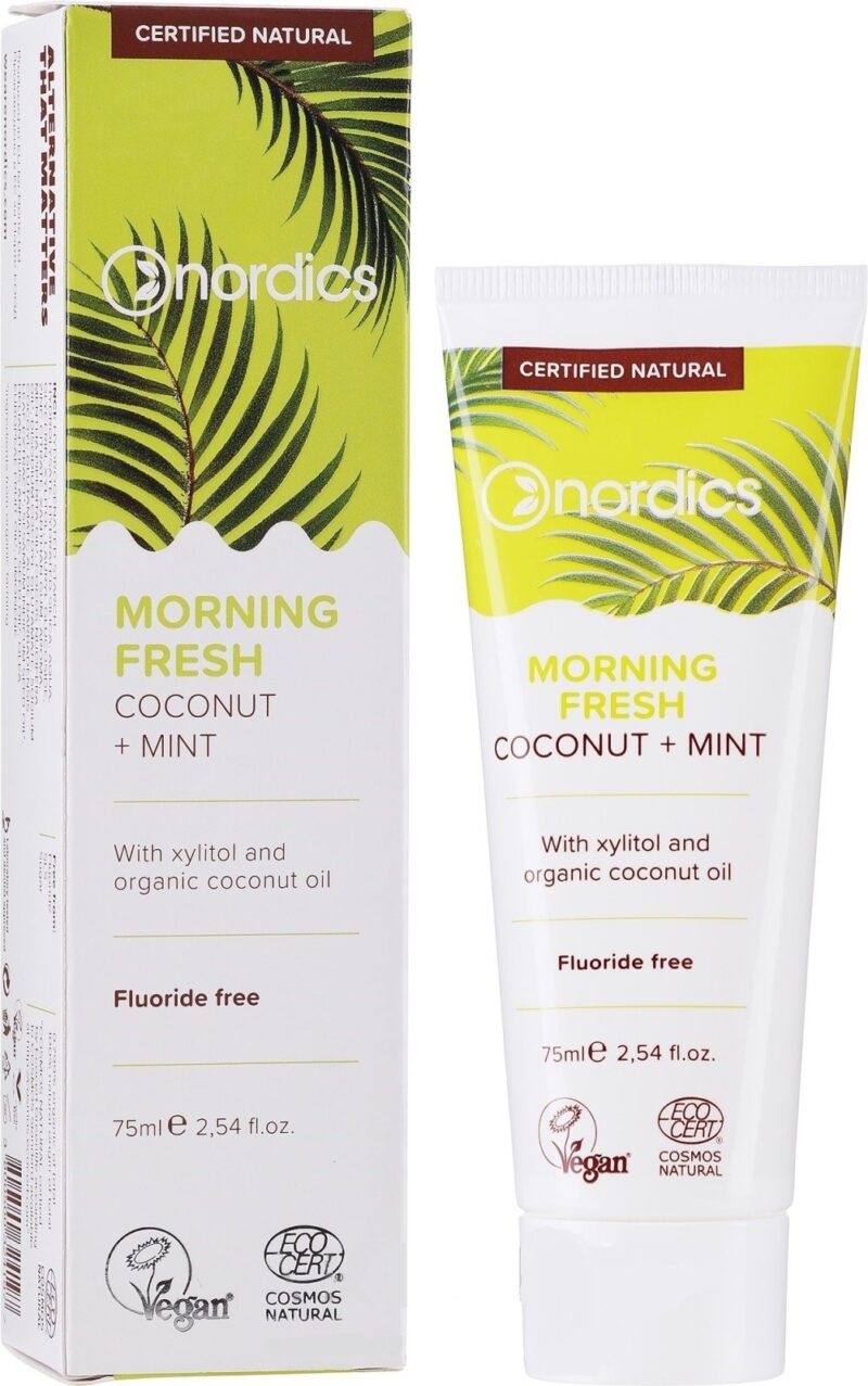 Pasta de dinti Morning Fresh cu cocos si menta bio Pasta de dinti Morning Fresh cu cocos si menta bio