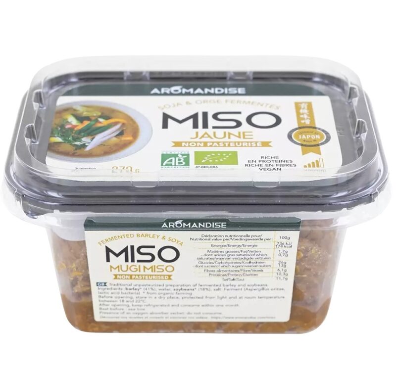 Pasta miso galbena nepasteurizata bio Pasta miso galbena nepasteurizata bio