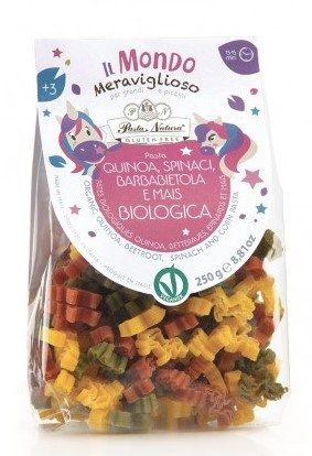 Paste unicorni tricolore cu porumb