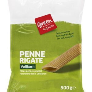 Penne din grau dur integral eco 500g (GreenOrganics)
