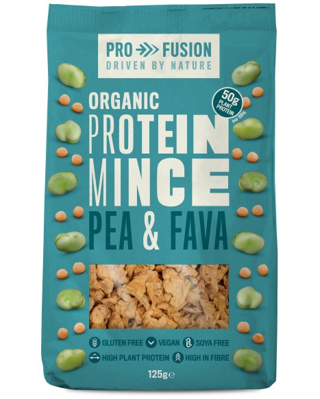 Proteina vegetala texturata din mazare si fava bucati mici Proteina vegetala texturata din mazare si fava bucati mici