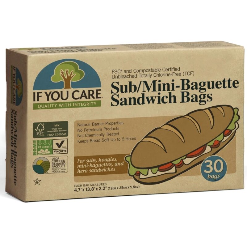 Pungi de hartie nealbita pentru mini baghete si sandwich Pungi de hartie nealbita pentru mini baghete si sandwich