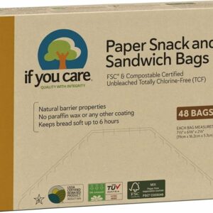 Pungi de hartie nealbita pentru sandwich si snacks