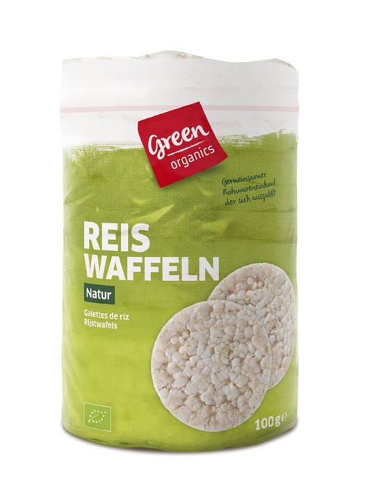 Rondele de orez fara sare eco 100g (GreenOrganics) Rondele de orez fara sare eco 100g (GreenOrganics)