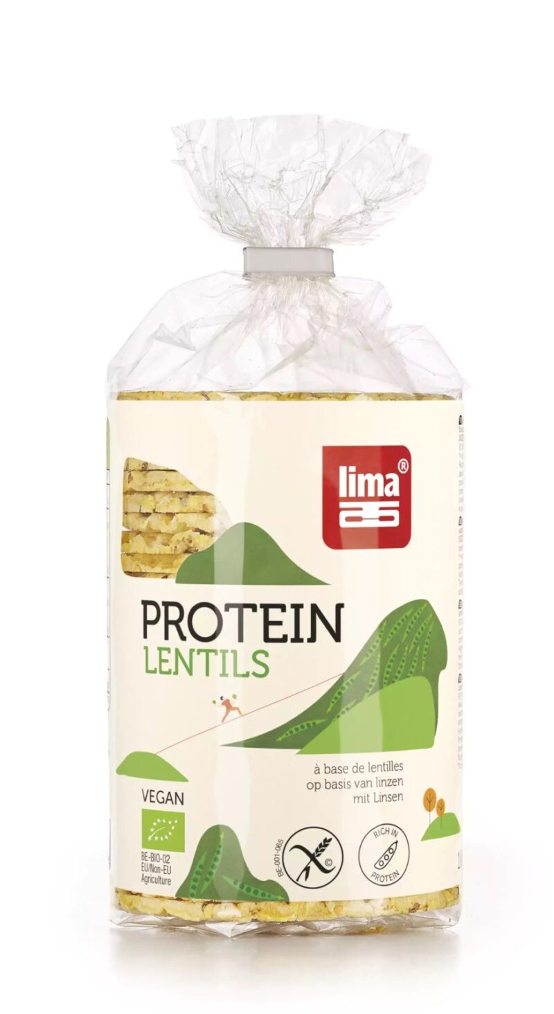 Rondele proteice din linte expandata eco 100g Lima