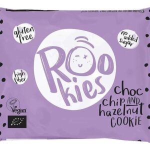 Rookies - Cookie cu ciocolata si alune BIO 40G