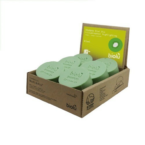 Sampon solid cu kiwi bio 12 buc x 55g Biolu Sampon solid cu kiwi bio 12 buc x 55g Biolu