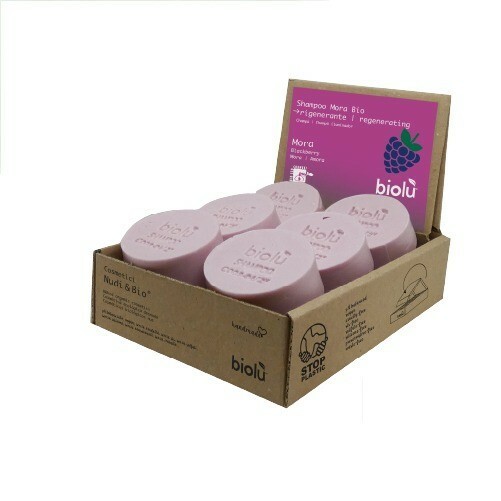 Sampon solid cu mure bio 12 buc x 55g Biolu Sampon solid cu mure bio 12 buc x 55g Biolu