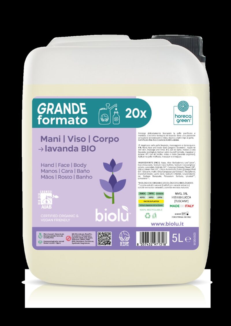 Sapun lichid cu lamaie si lavanda 5l Biolu