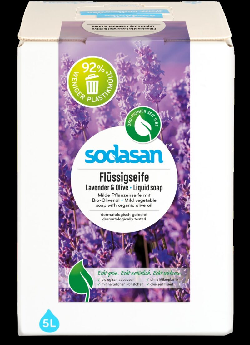 Sapun lichid cu lavanda si masline ecologic 5l Sodasan