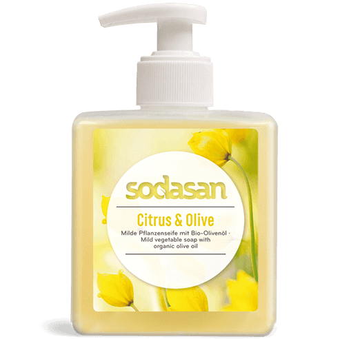 Sapun lichid gel de dus bio citrice masline 300ml SODASAN Sapun lichid gel de dus bio citrice masline 300ml SODASAN